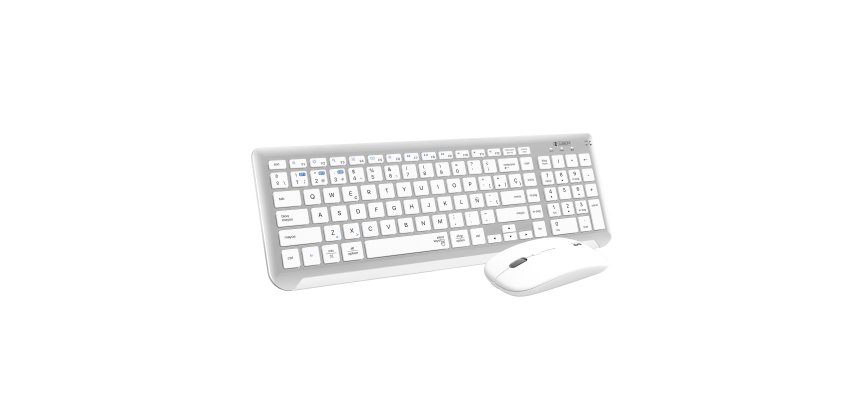 Pack Teclado + ratón inalámbricos multidispositivos extendido Dual Bluetooth / 2.4G Prestige Subblim