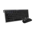 Pack Teclado + ratón inalámbricos multidispositivos compacto Dual Bluetooth / 2.4G Subblim