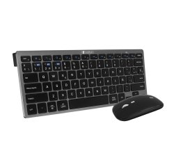 Pack Teclado + ratón inalámbricos multidispositivos compacto Dual Bluetooth / 2.4G Subblim
