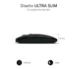 Ratón inalámbrico recargable Flat Dual Bluetooth / 2.4G Subblim