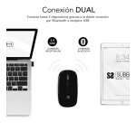 Ratón inalámbrico recargable Flat Dual Bluetooth / 2.4G Subblim