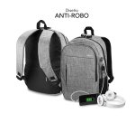 Mochila para portátil antirrobo URBAN LOCK 16" gris Subblim