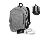 Mochila para portátil antirrobo URBAN LOCK 16" gris Subblim