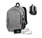 Mochila para portátil antirrobo URBAN LOCK 16" gris Subblim