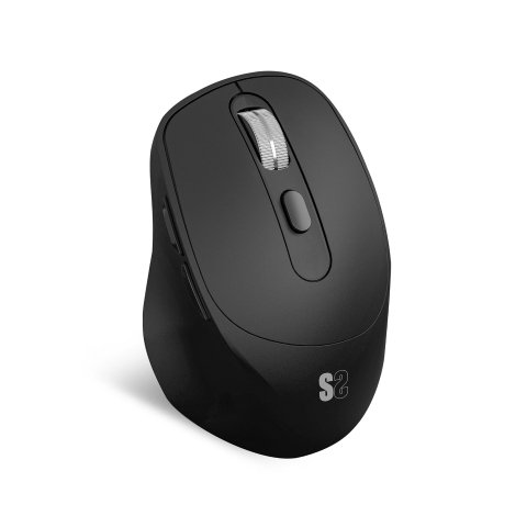 Ratón inalámbrico recargable hasta 2400 dpi Confort Ergo Dual Bluetooth / 2.4G Negro Subblim