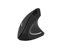Ratón inalámbrico recargable vertical Glide Ergo Dual Bluetooth / 2.4G Negro Subblim