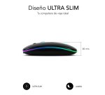 Ratón inalámbrico recargable LED Flat Dual Bluetooth / 2.4G Subblim