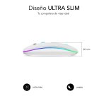 Ratón inalámbrico recargable LED Flat Dual Bluetooth / 2.4G Subblim