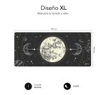 Alfombrilla de escritorio XL Lunar 90 x 40 cm Subblim