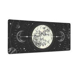 Alfombrilla de escritorio XL Lunar 90 x 40 cm Subblim