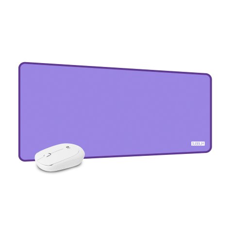 Pack Alfombrilla de escritorio XL + Ratón inalámbrico Harmony Lila/Blanco Subblim