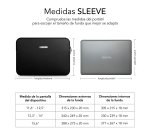 Funda para portátil Business Laptop Sleeve Neoprene v2 13,3-14" Negro Subblim