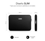 Funda para portátil Business Laptop Sleeve Neoprene V2 15" Negro Subblim