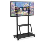 Carrello con mensola per monitor/TV 55-100"