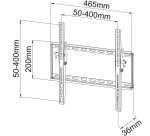 Supporto inclinabile per LCD 23-55 nero