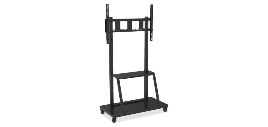 Carrello con mensola per monitor/TV 55-100"