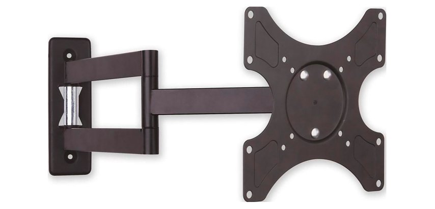 Staffa LCD/LED/plasma 19-37 nera - 3 nodi