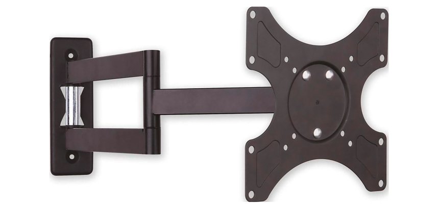 Staffa LCD/LED/plasma 19-37 nera - 3 nodi