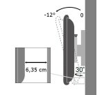 Staffa LCD/LED/plasma 19-37 nera