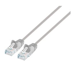 Cavo patch UTP Cat.6 SLIM 0,5mt grigio