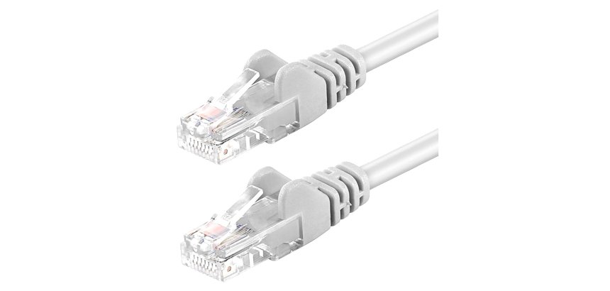 Cavo patch UTP Cat.6A 0,5mt bianco