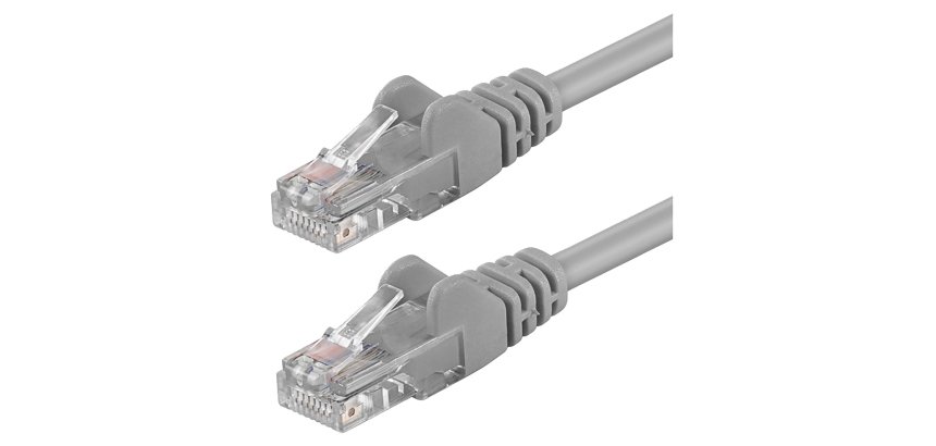 Cavo patch UTP Cat.6A 0,5mt grigio