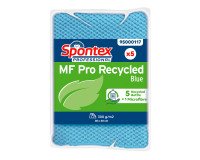 Lavette microfibre recyclée Spontex Professional - Paquet de 5