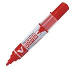 Marqueur effaçable V-BOARD MASTER PILOT encre liquide pointe ogive fine 1,7 mm - Pochette de 5 couleurs assorties