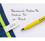 Marqueur permanent Pilot Permawash textile pointe conique 2 mm noir