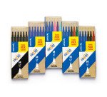Recharge pour stylo effaçable Pilot FriXion pointe moyenne 0,7 mm - Pochette de 6