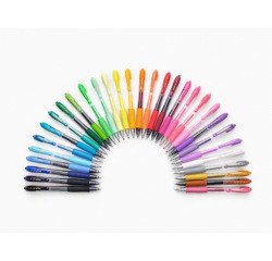Bolígrafo roller Pilot G2 retráctil punta 0,7 mm escritura media - Paquete de 14