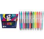 Stylo roller Pilot G2 rétractable pointe 0,7 mm - Pochette de 14