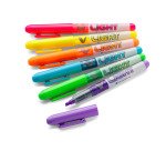 Surligneur Pilot V-Light couleurs assorties - Pochette de 6