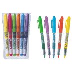 Surligneur Pilot V-Light couleurs assorties - Pochette de 6