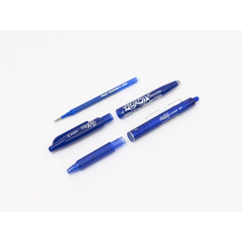 Bolígrafo roller Pilot FriXion Ball borrable con tapa punta 0,7 mm - Paquete de 15