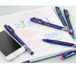 Stylo feutre Pilot Frixion Fineliner pointe 1,3 mm - Ecriture fine - Etuis de 4 couleurs asorties
