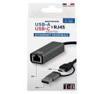 Adaptador USB-C y USB-A a RJ45 TnB