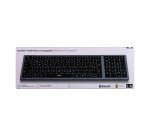 Teclado inalámbrico recargable Bluetooth ultrafino multidispositivo TnB Qwerty