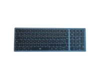 Teclado inalámbrico recargable Bluetooth ultrafino multidispositivo TnB Qwerty