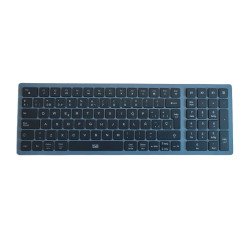 Teclado inalámbrico recargable Bluetooth ultrafino multidispositivo TnB Qwerty
