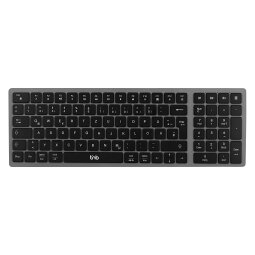 Teclado multidispositivo Bluetooth ultrafino recargable TnB Qwerty