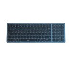 Teclado inalámbrico recargable Bluetooth ultrafino multidispositivo TnB Qwerty