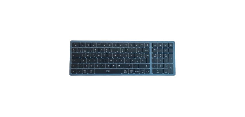 Teclado inalámbrico recargable Bluetooth ultrafino multidispositivo TnB Qwerty