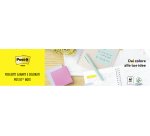 2+1 Confezioni Post-it adesivo standard giallo canary 38 x 51 mm 100 ff 12 unità 1 confezione in omaggio