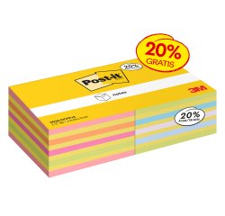 Confezione convenienza Cubi Post-it Assortiti 76 x 76 mm 2 unità da 450 fogli