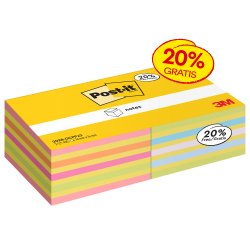 Confezione convenienza Cubi Post-it Assortiti 76 x 76 mm 2 unità da 450 fogli