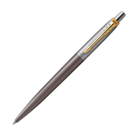 Bolígrafo retráctil Parker Jotter Grey GT, punta de 1 mm, escritura media