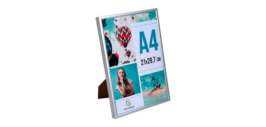 Rahmen Aluminium A4 - Silber