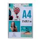 Cadre photo aluminium A4 - argent