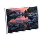 Cadre photo aluminium A4 - Argent